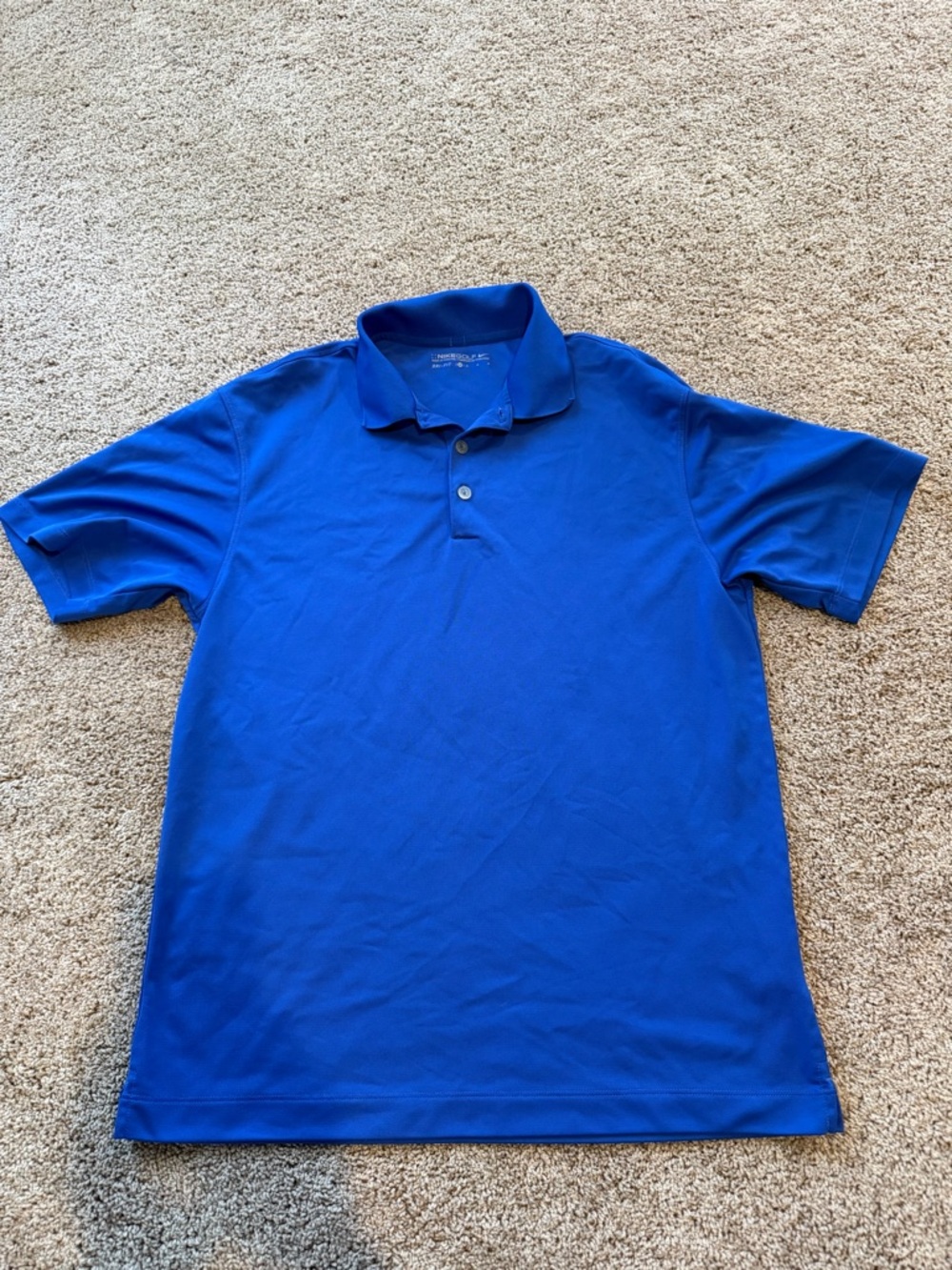 Nike Men's Blue Polo Shirt